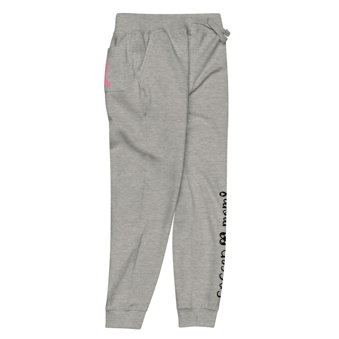 Cancer Collection Pick Your Sport Mom Ribbon &amp; Heart Adult Unisex fleece sweatpants