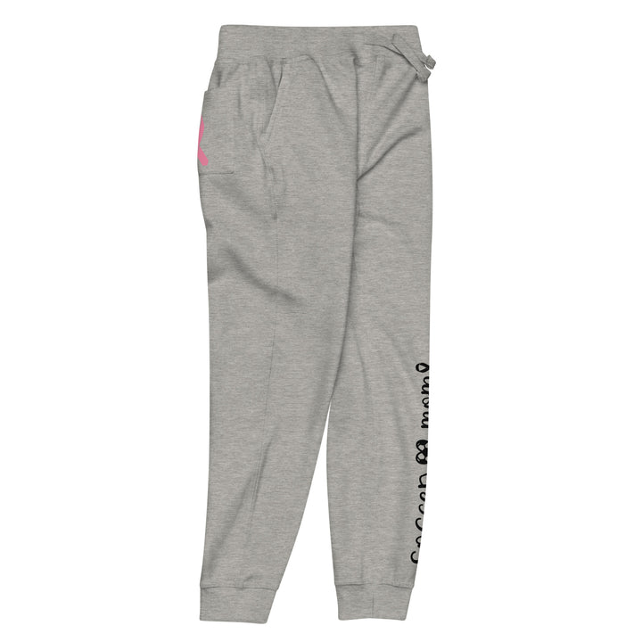 Cancer Collection Pick Your Sport Mom Ribbon &amp; Heart Adult Unisex fleece sweatpants