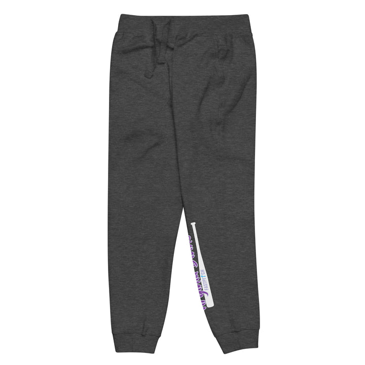 Virginia Divine Sports Unisex fleece sweatpants - White Bat Logo