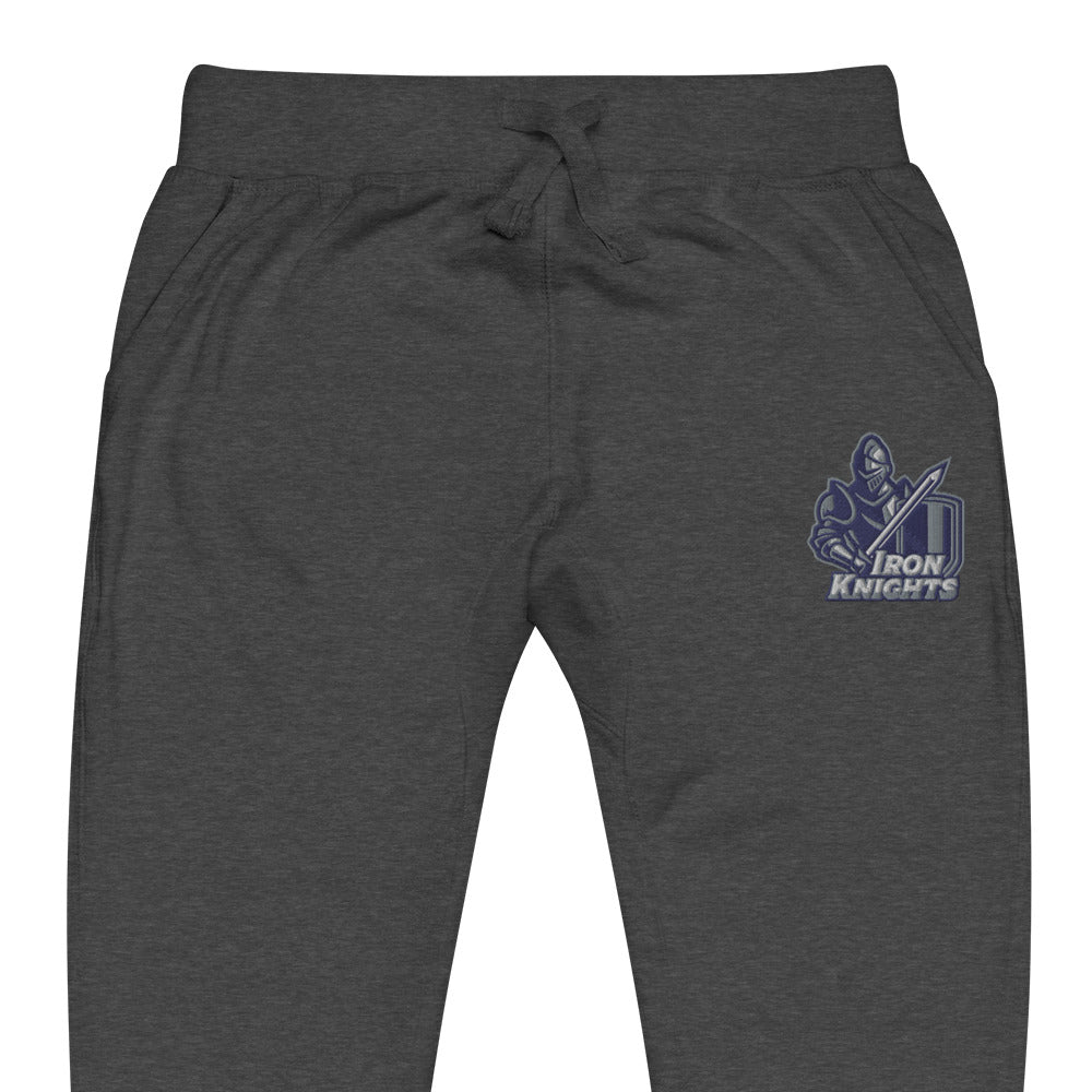 Iron Knights Unisex Adult Joggers in Navy Blazer, Charcoal Heather &amp; Team Royal w/EMBROIDERED Knight Logo