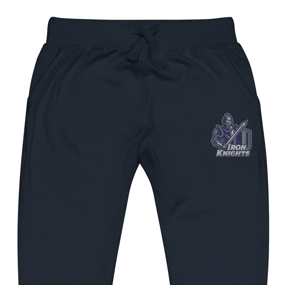 Iron Knights Unisex Adult Joggers in Navy Blazer, Charcoal Heather &amp; Team Royal w/EMBROIDERED Knight Logo