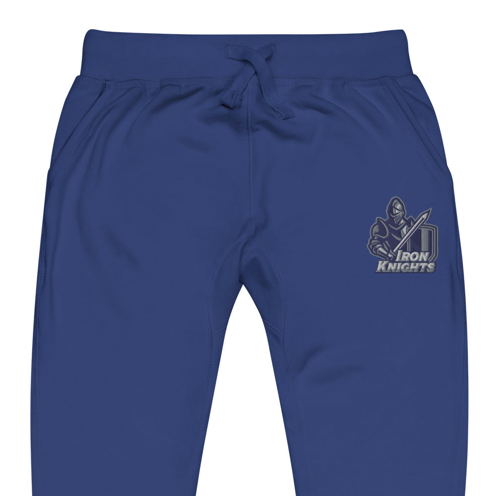 Iron Knights Unisex Adult Joggers in Navy Blazer, Charcoal Heather &amp; Team Royal w/EMBROIDERED Knight Logo
